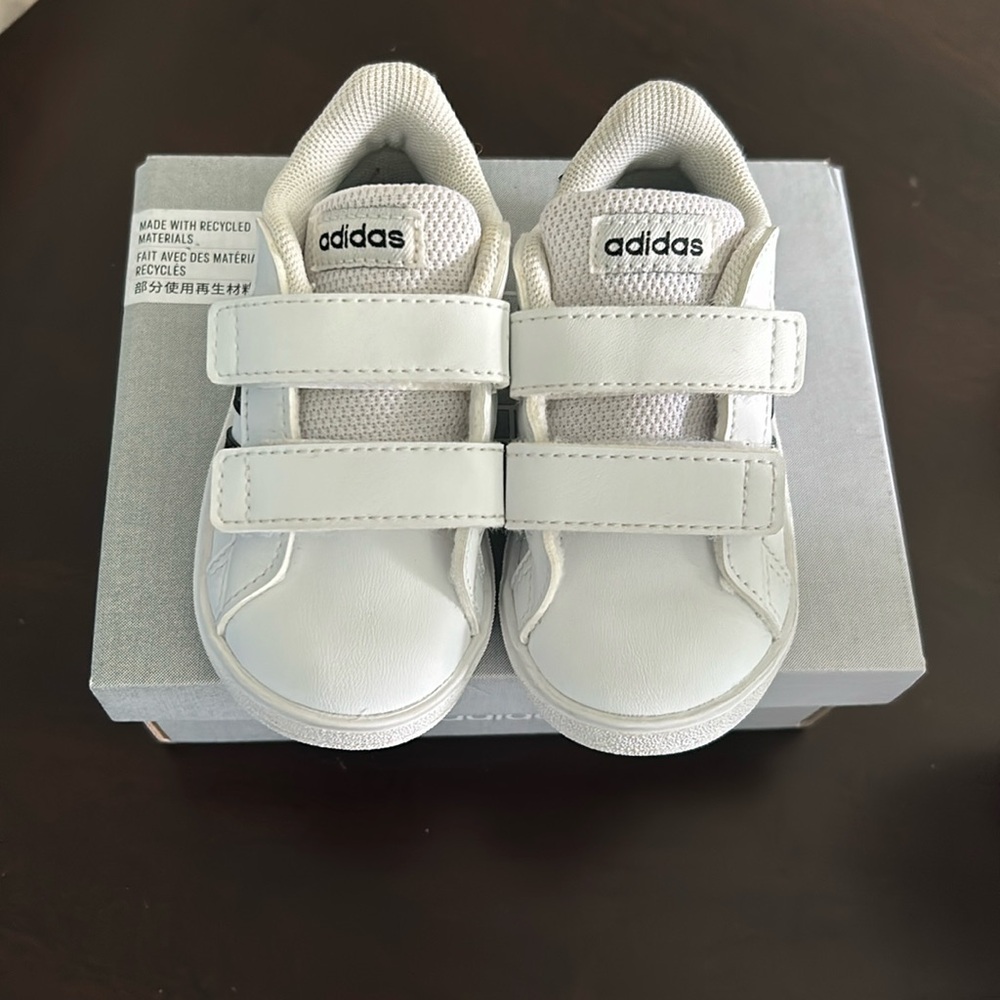 Adidas baby grand court tennis shoes
